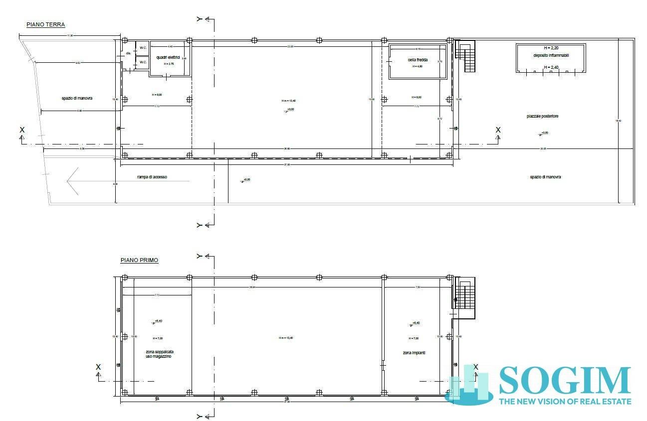 Foto 11 - Capannone via Moia, Brugherio - planimetria 1