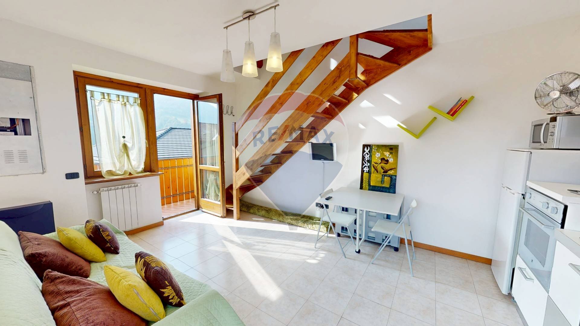 Soggiorno - Two-room apartment Via Primo Maggio
 
13, Sovere - photo 1