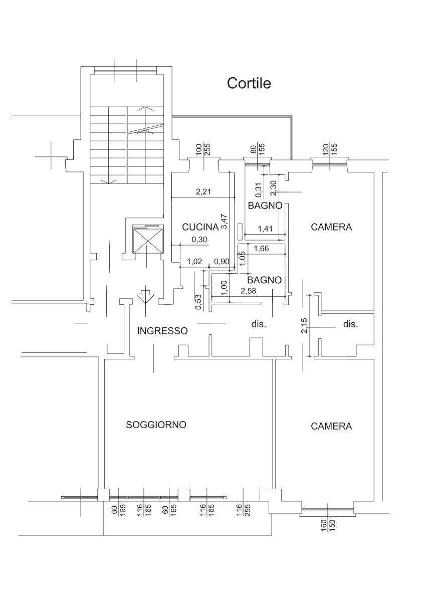Foto 21 - Appartamento Milano - planimetria 1