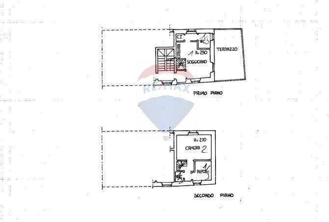 Pianta 2D - Trilocale via Roma
 
13, Dormelletto - planimetria 1