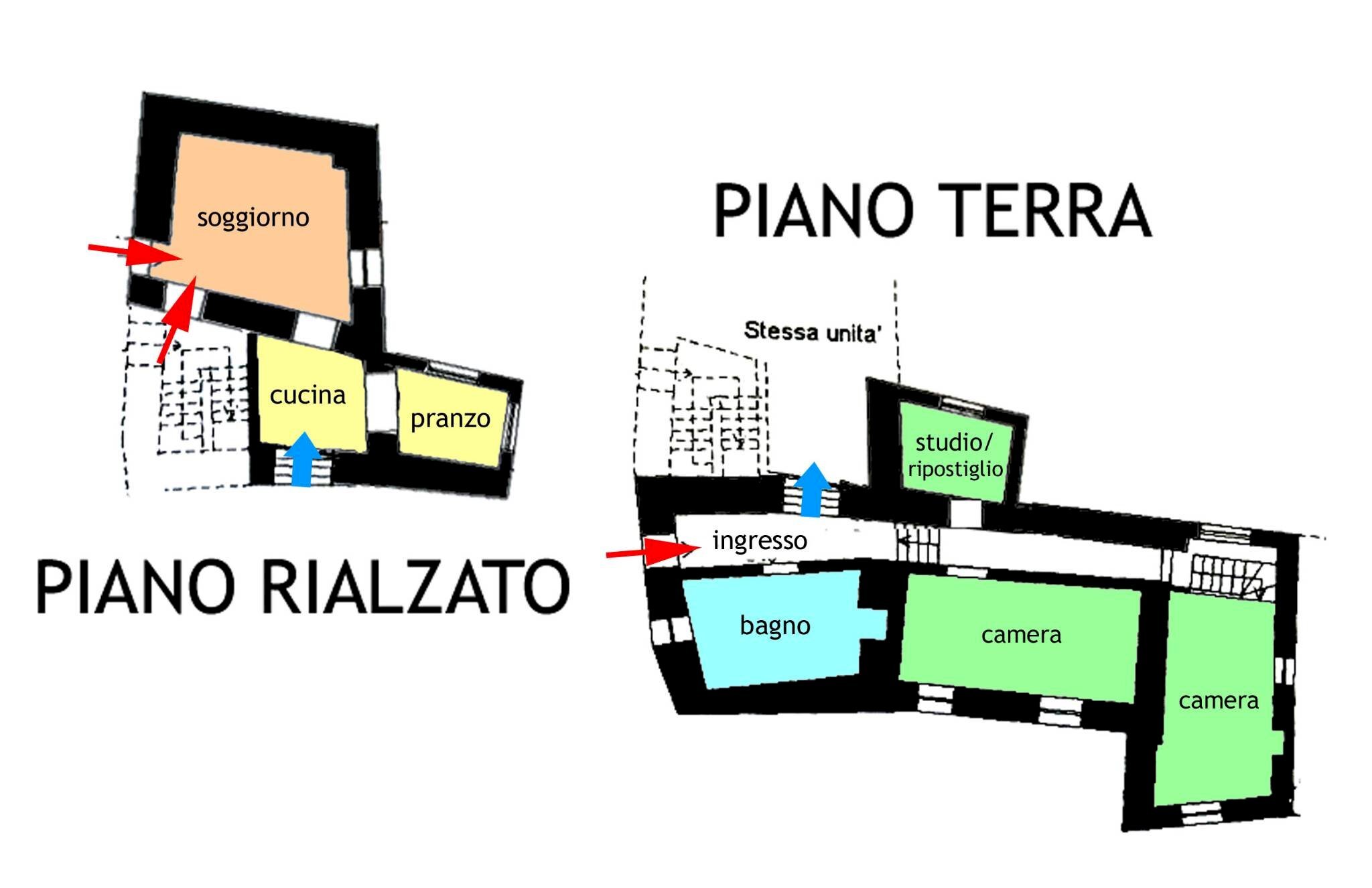 Appartamento piazza Guglielmo Marconi, Ceriana - planimetria 1