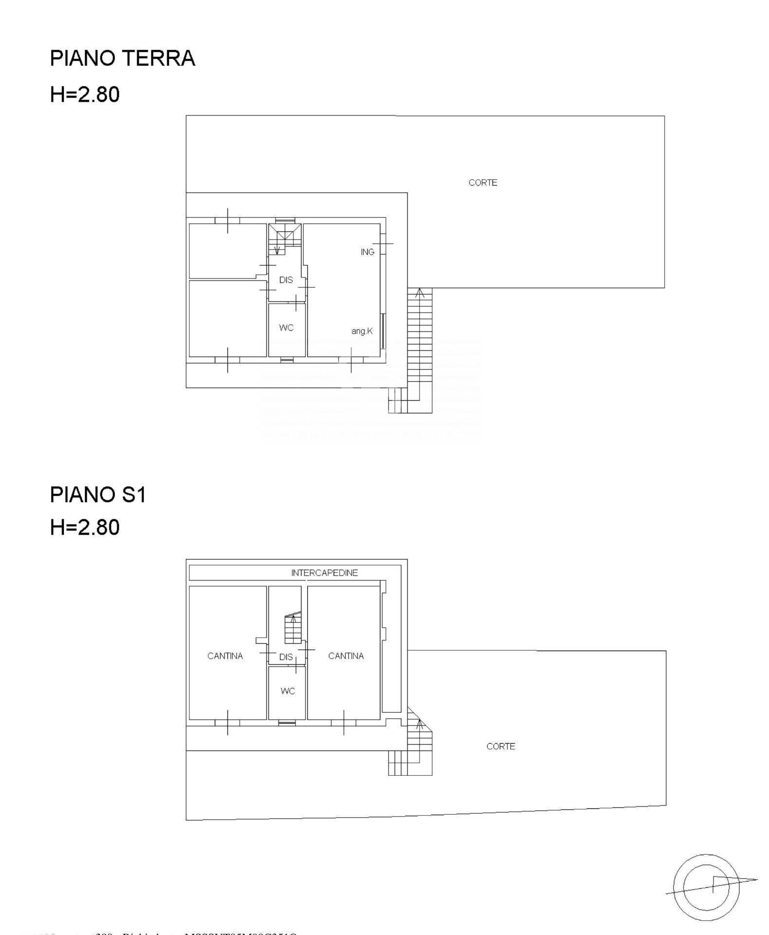 Foto 46 - Villa via magenta
 
26, Mascalucia - planimetria 1