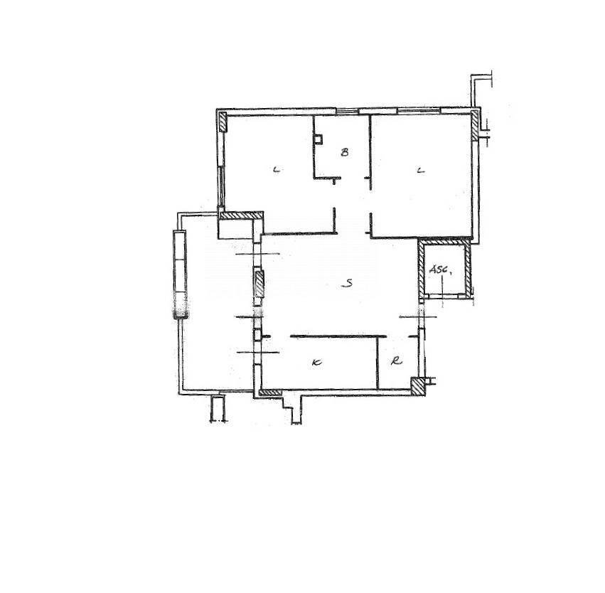 Foto 43 - Quadrilocale Via Deserto dei Gobi
 
125, Roma - planimetria 1
