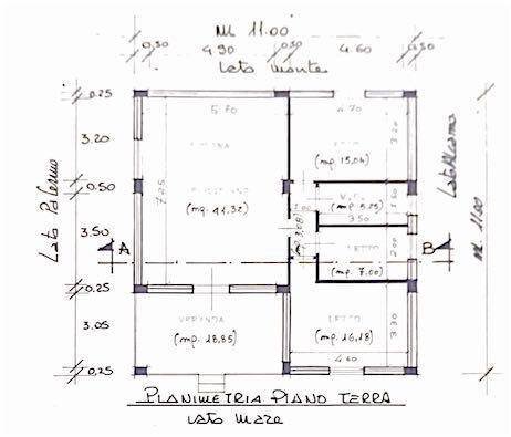 PLANIMETRIA  - Villa Contrada Pantalina, Trappeto - planimetria 1