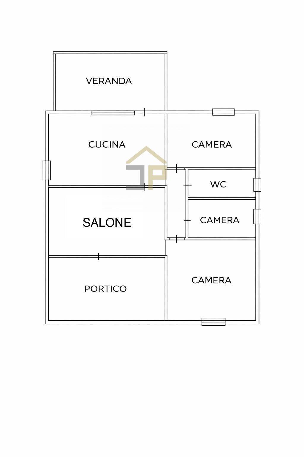 Foto 29 - Villa Contrada Pantalina, Trappeto - floor plans 1