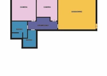 Planimetria - Quadrilocale via di Roma, Ravenna - foto 11