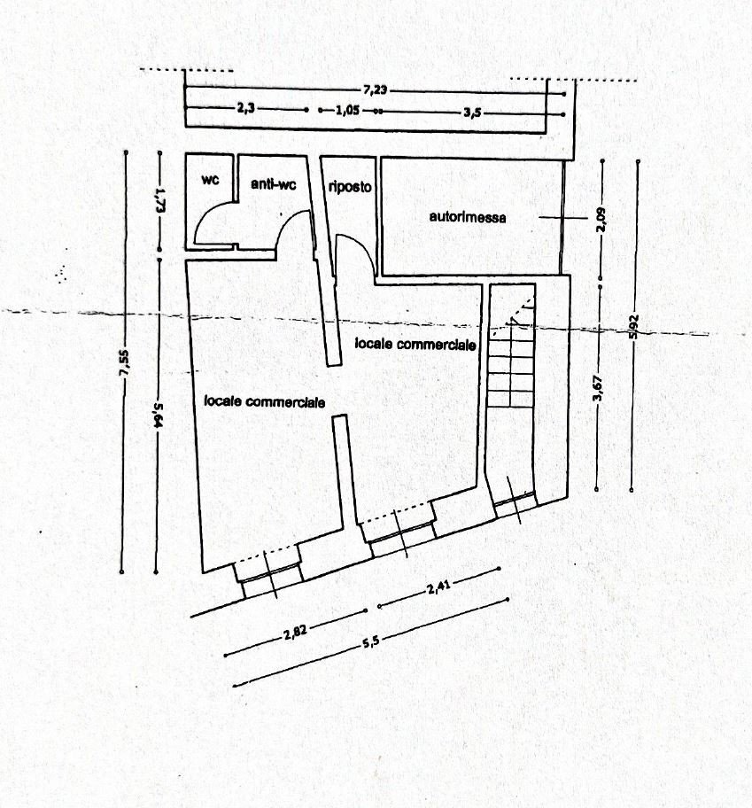 Negozio via Tenente Vito Manno, 35, Alcamo - planimetria 1