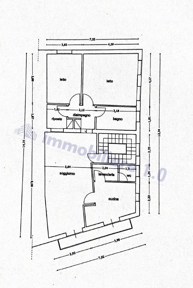 Appartamento via Tenente Vito Manno, 35, Alcamo - planimetria 1