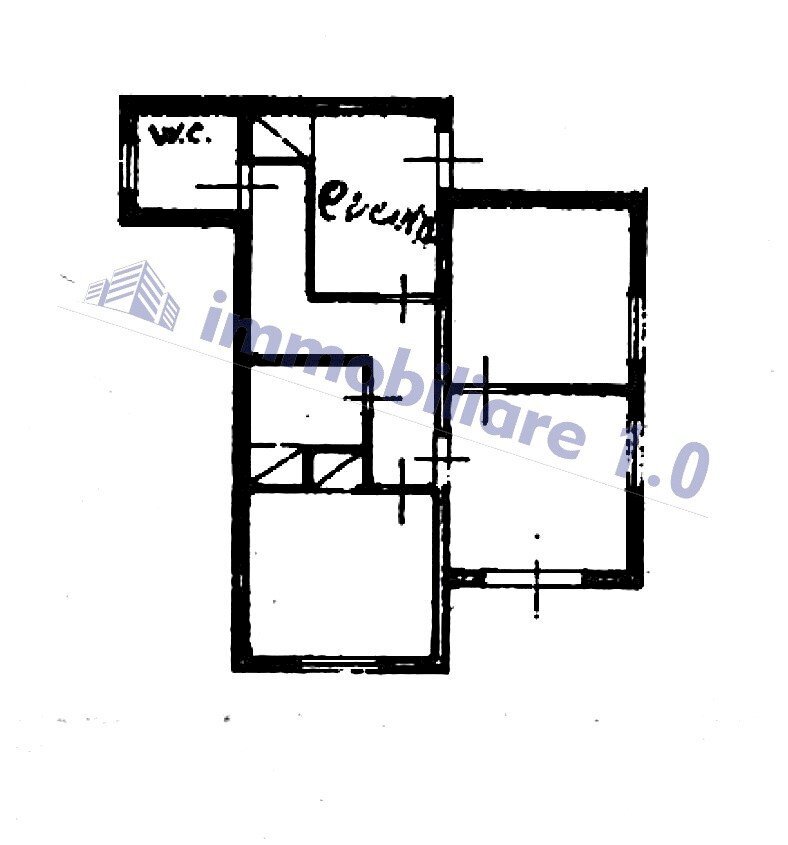 Trilocale via Aurora Boreale, Alcamo - planimetria 1