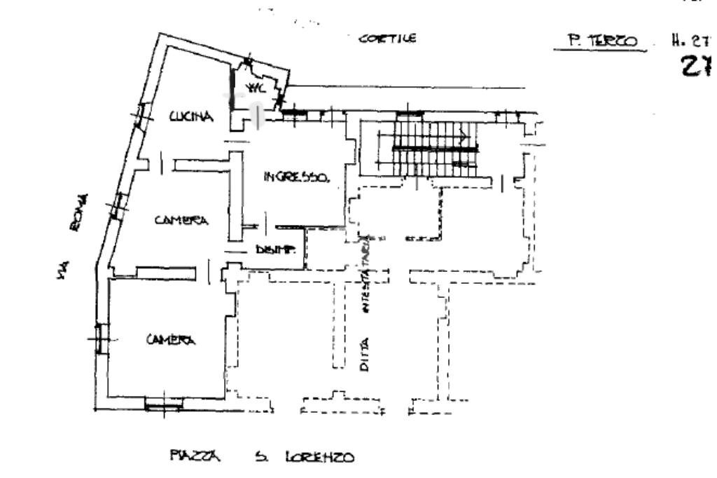 Quadrilocale Piazza san lorenzo, Giaveno - planimetria 1