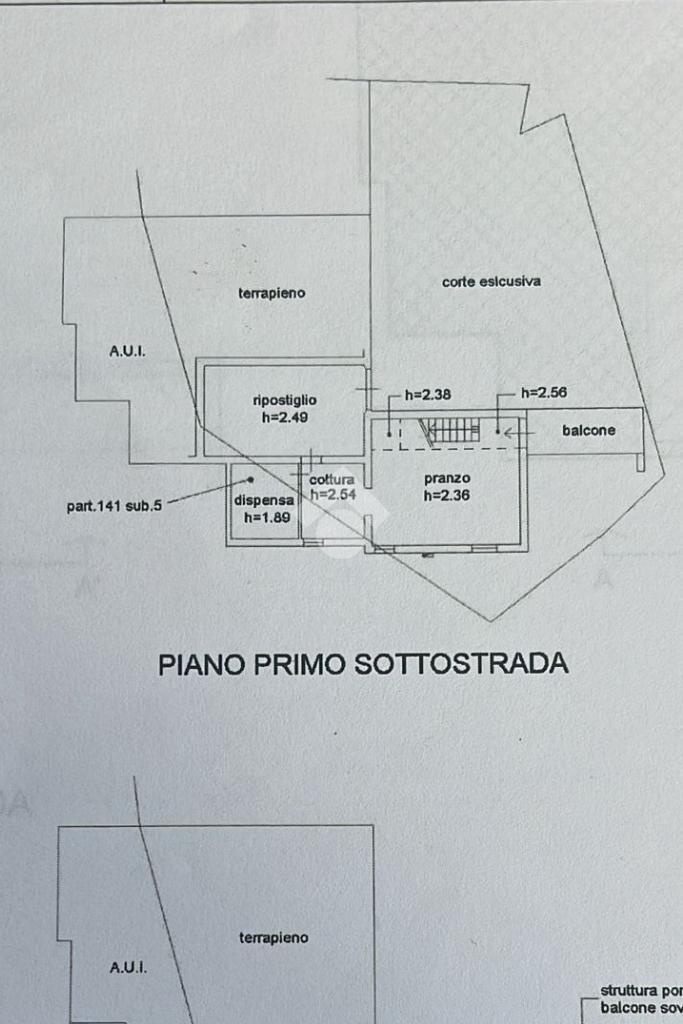 Casa semi indipendente Via Pietra dell'Uso Ponte Rosso, Sogliano al Rubicone - planimetria 1