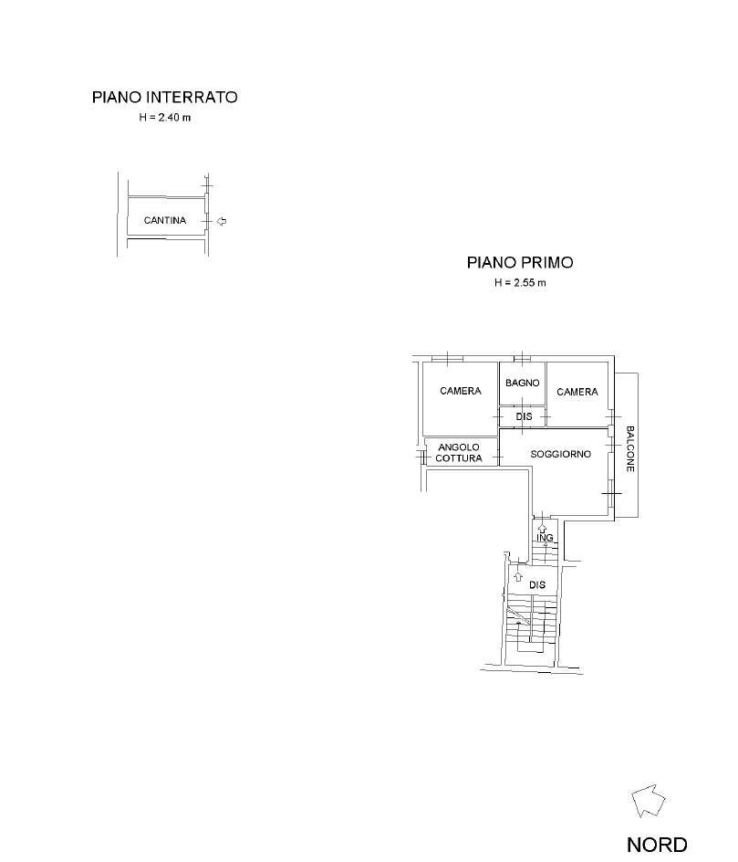 Trilocale Via Circonvallazione 11, Verrès - planimetria 1