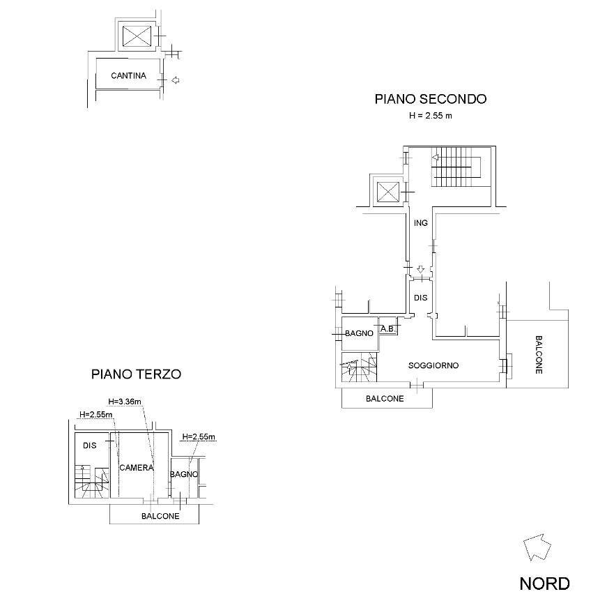 Bilocale Via Circonvallazione 11, Verrès - planimetria 1
