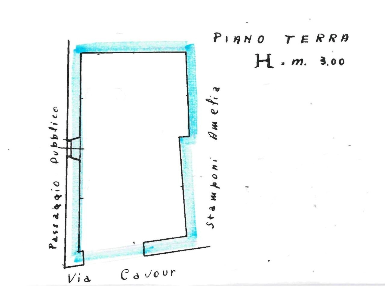 PLANI GARAGE JPG.jpg - Box Via Camillo Benso Conte di Cavour 7, Piegaro - floor plans 1