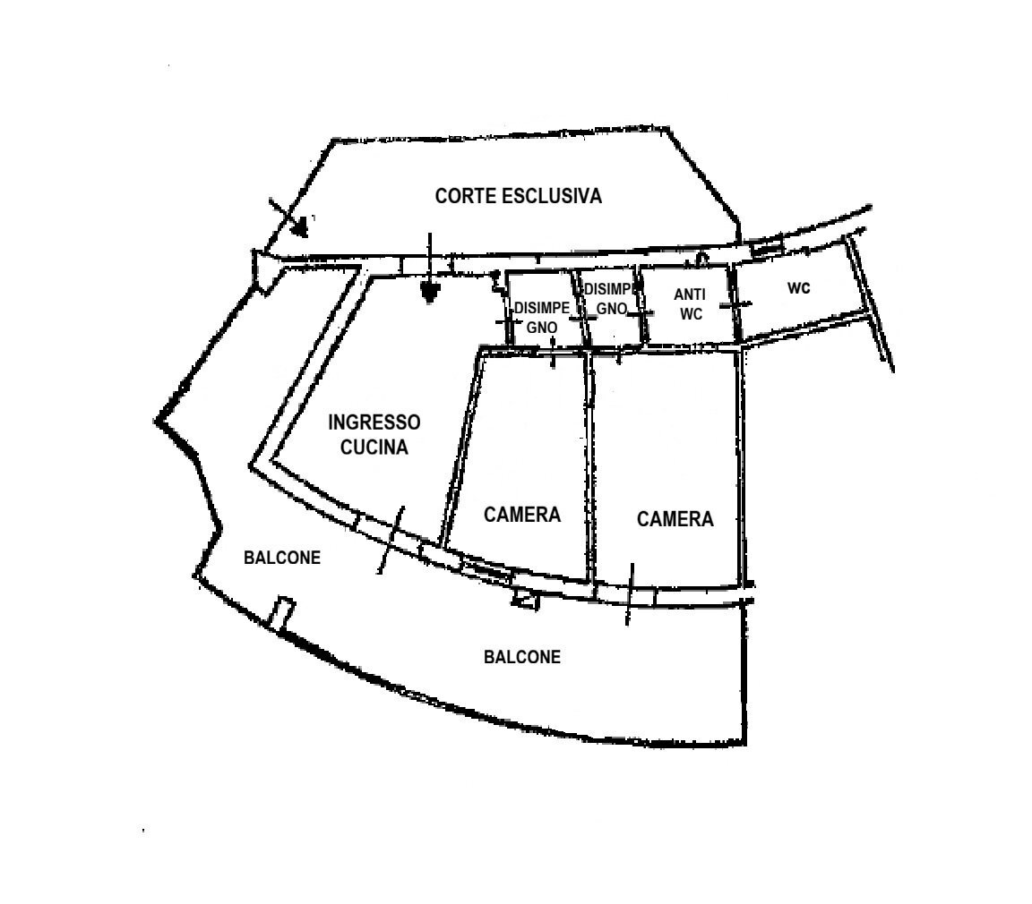 6880 Planimetria.jpg - Three-room apartment San Benedetto del Tronto - floor plans 1