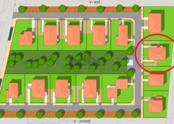 Progetto con sagoma fabbricati.jpg - Terreno agricolo Via Galante 7, Castelfranco Emilia - foto 3