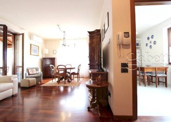 soggiorno cucina al primo piano - Villa a Schiera Via Cesare Battisti, Nerviano - foto 6