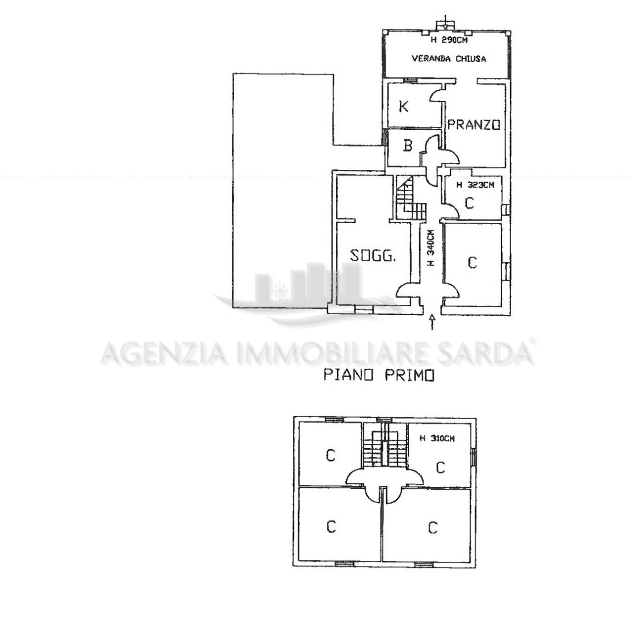plan corpo principale.jpg - Villa Alghero - floor plans 1