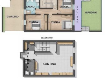 zona notte.JPG - Villa a Schiera Via Giacomo Roberti 9, Trento - foto 24