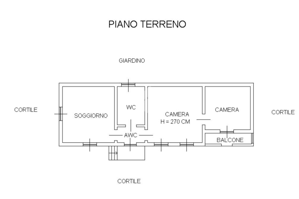 Villa Borgo crocera, Mombello di Torino - planimetria 1