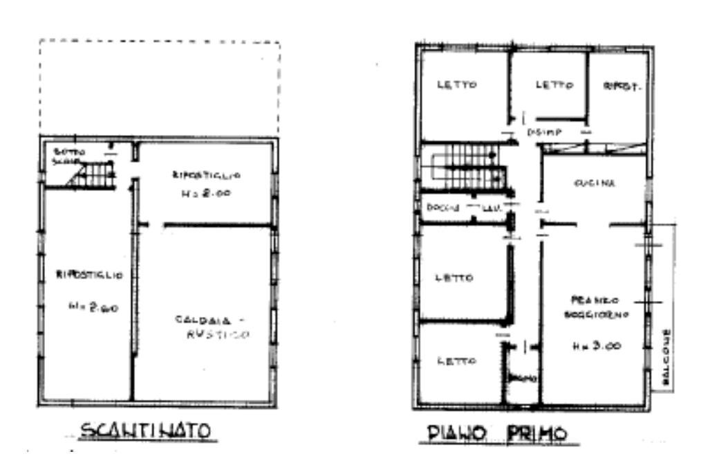 Casa indipendente Via Risorgimento, San Giacomo delle Segnate - planimetria 1