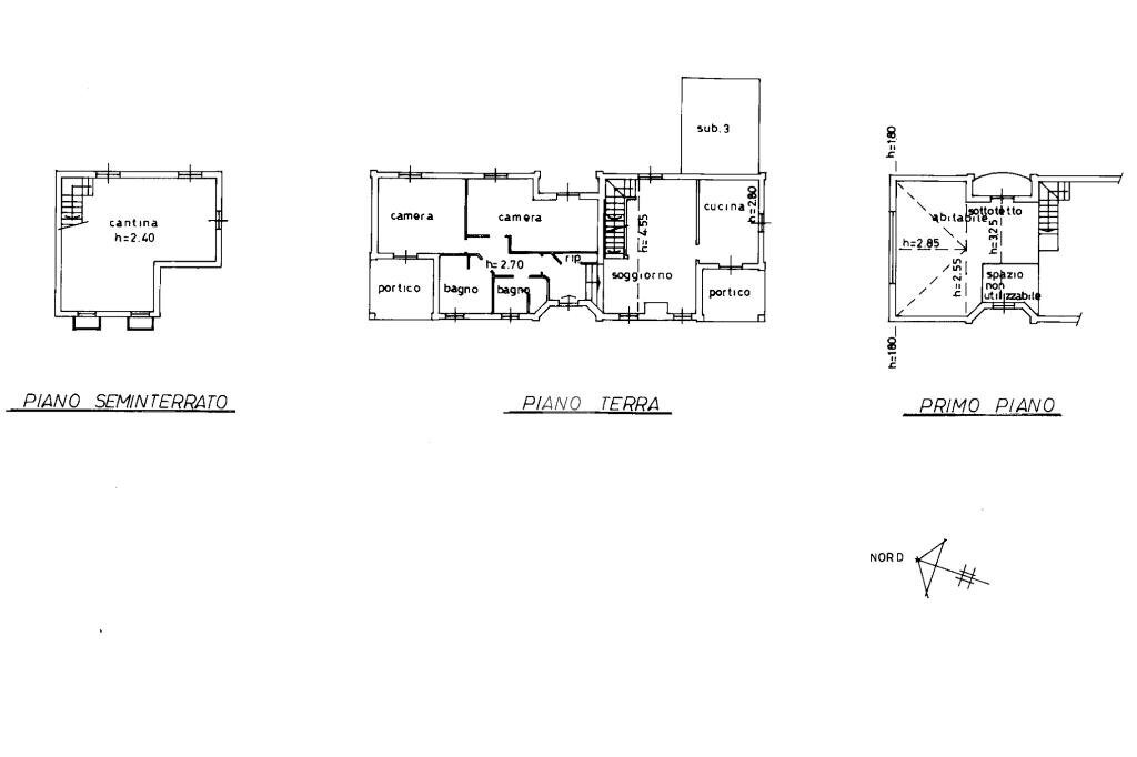 Villa Via Marè, Cameri - planimetria 1