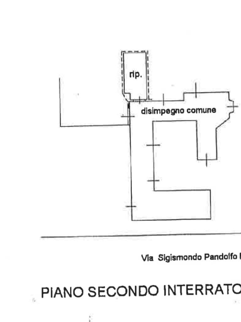 Trilocale Via Sigismondo Pandolfo Malatesta, Rimini - planimetria 1