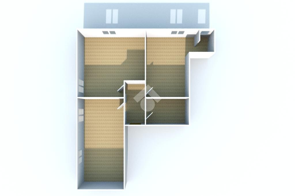 Three-room apartment Via Pietro Micca, Asti - floor plans 1