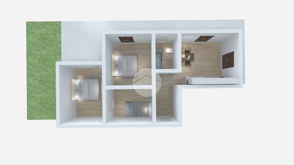Four-room apartment Via Cantalupo, Imperia - floor plans 1
