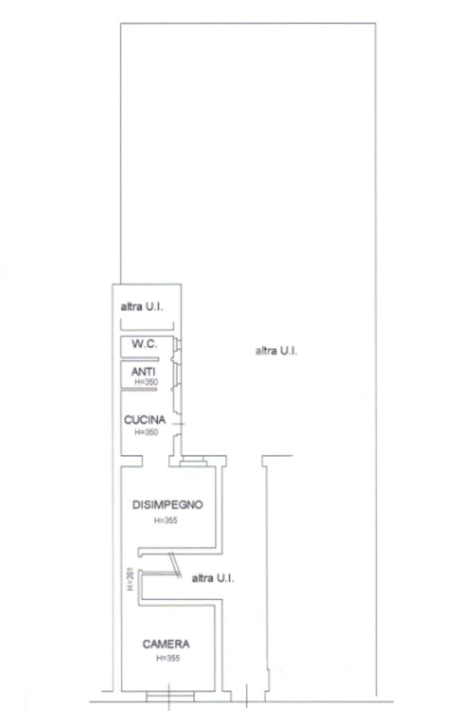 Bilocale Via Ravegnana, Forlì - planimetria 1