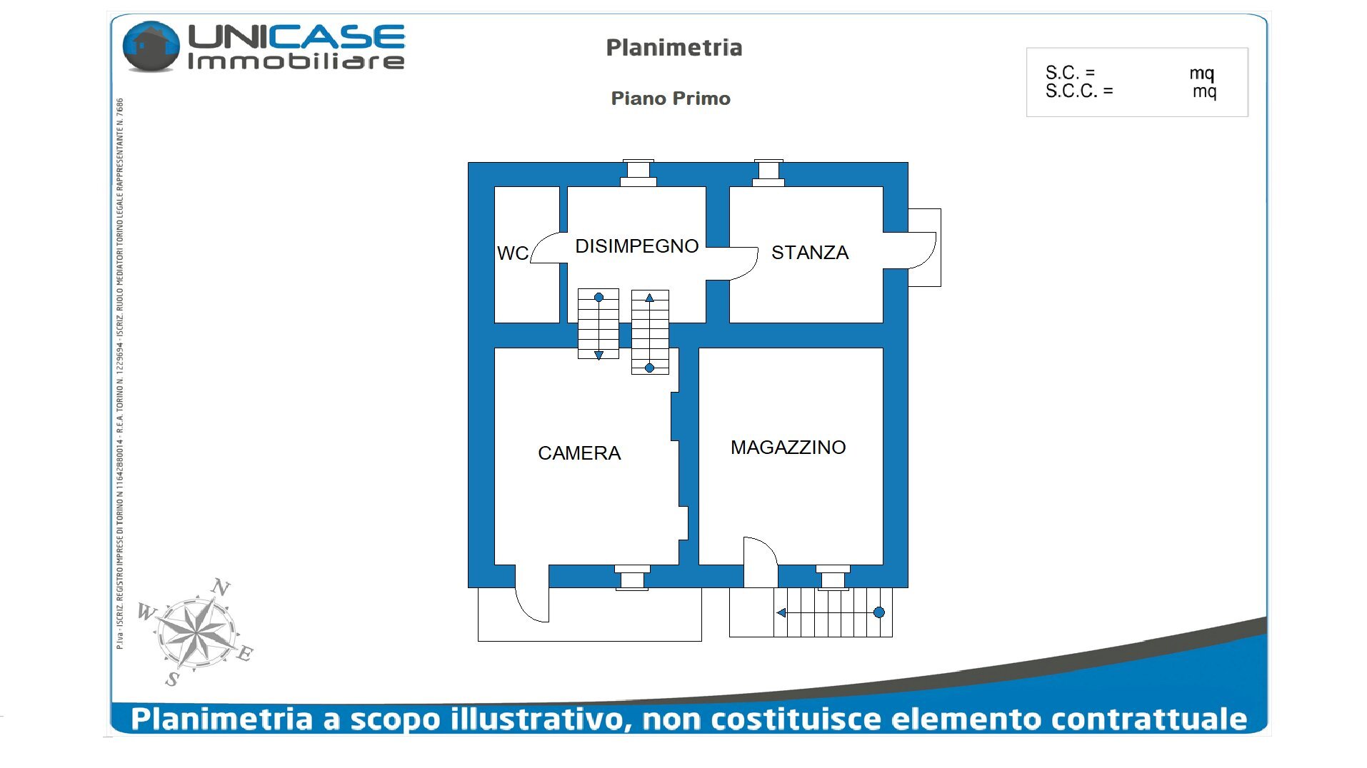 Villa strada del Donio, 1, Bricherasio - planimetria 1