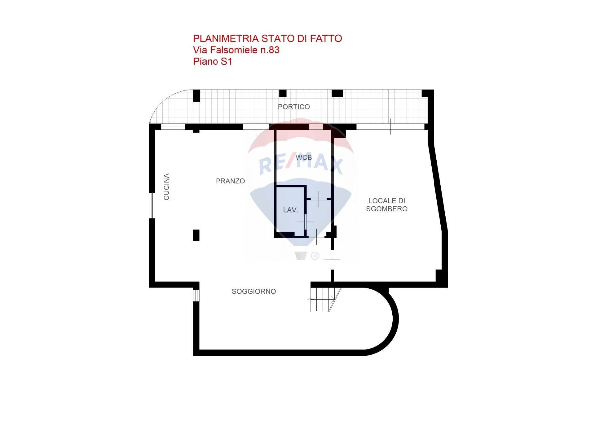 Pianta 2D - Villa Via Falsomiele
 
83/C, Palermo - floor plans 1