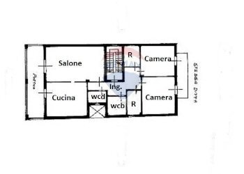 Pianta 2D - Quadrilocale VIA DON LUIGI STURZO
 
11, Carini - foto 12