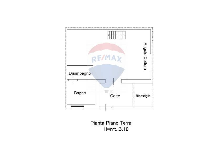 Pianta 2D - Casa indipendente Via Velletri, Catania - planimetria 1