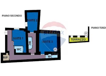 Pianta 2D - Quadrilocale Via Anticaglia
24, Napoli - foto 10