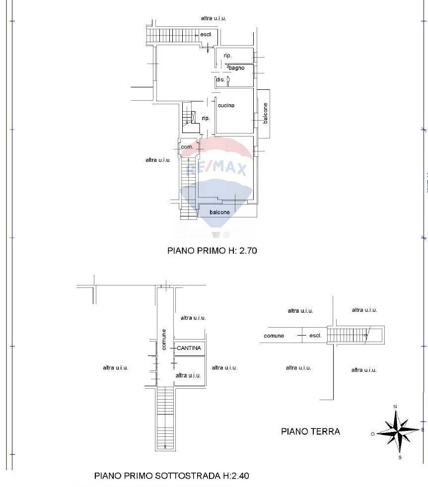 Pianta 2D - Semi-detached Villa Dalmine - floor plans 1