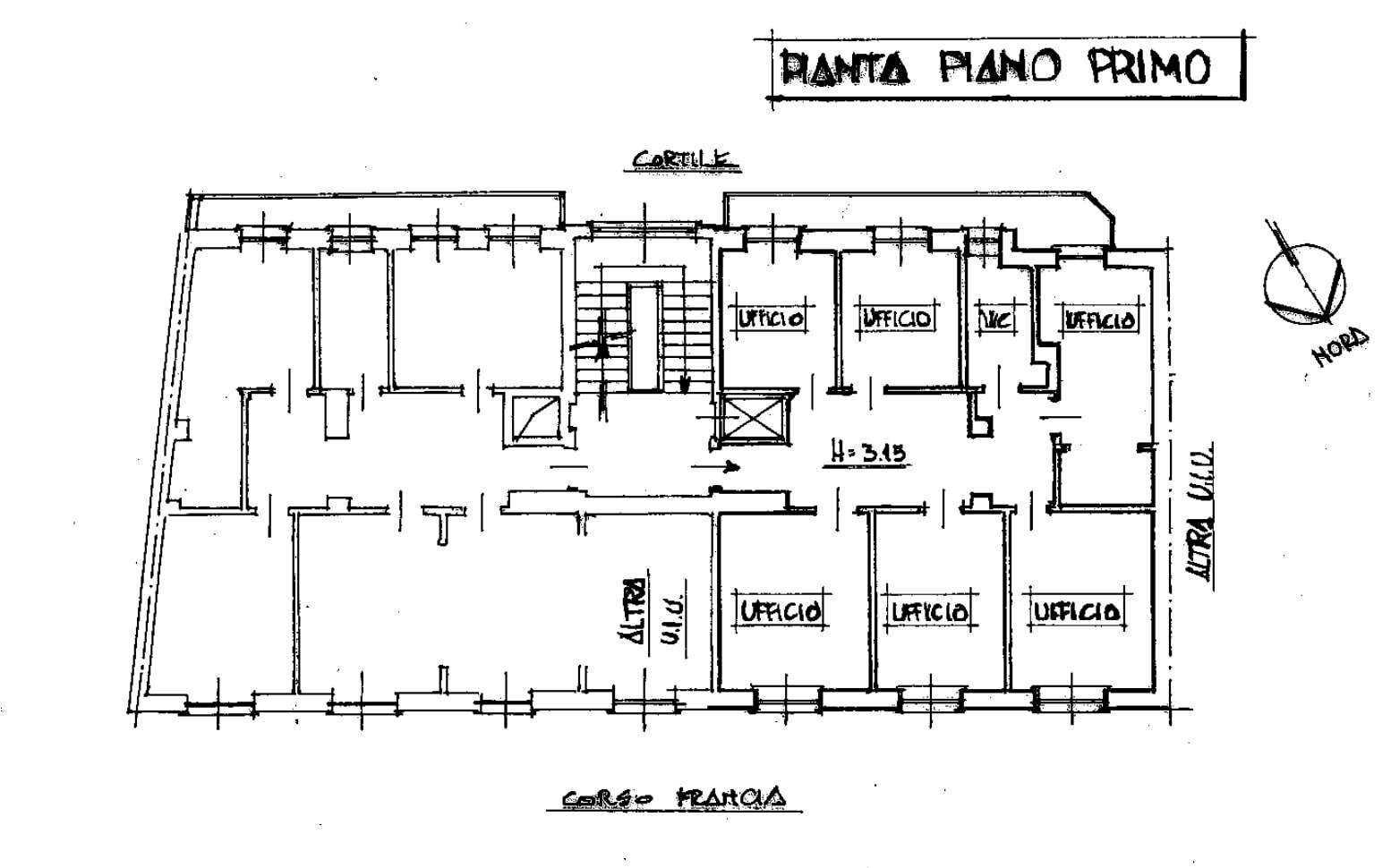 Foto 32 - Ufficio Corso Francia
 
147, Torino - planimetria 1