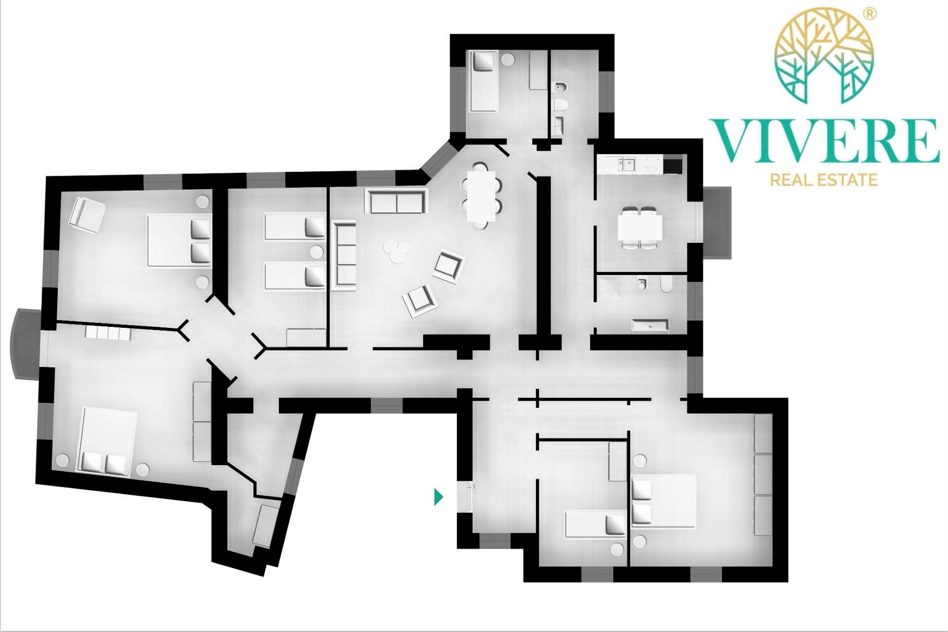 Foto 30 - Appartamento Via Savoia, Roma - planimetria 1