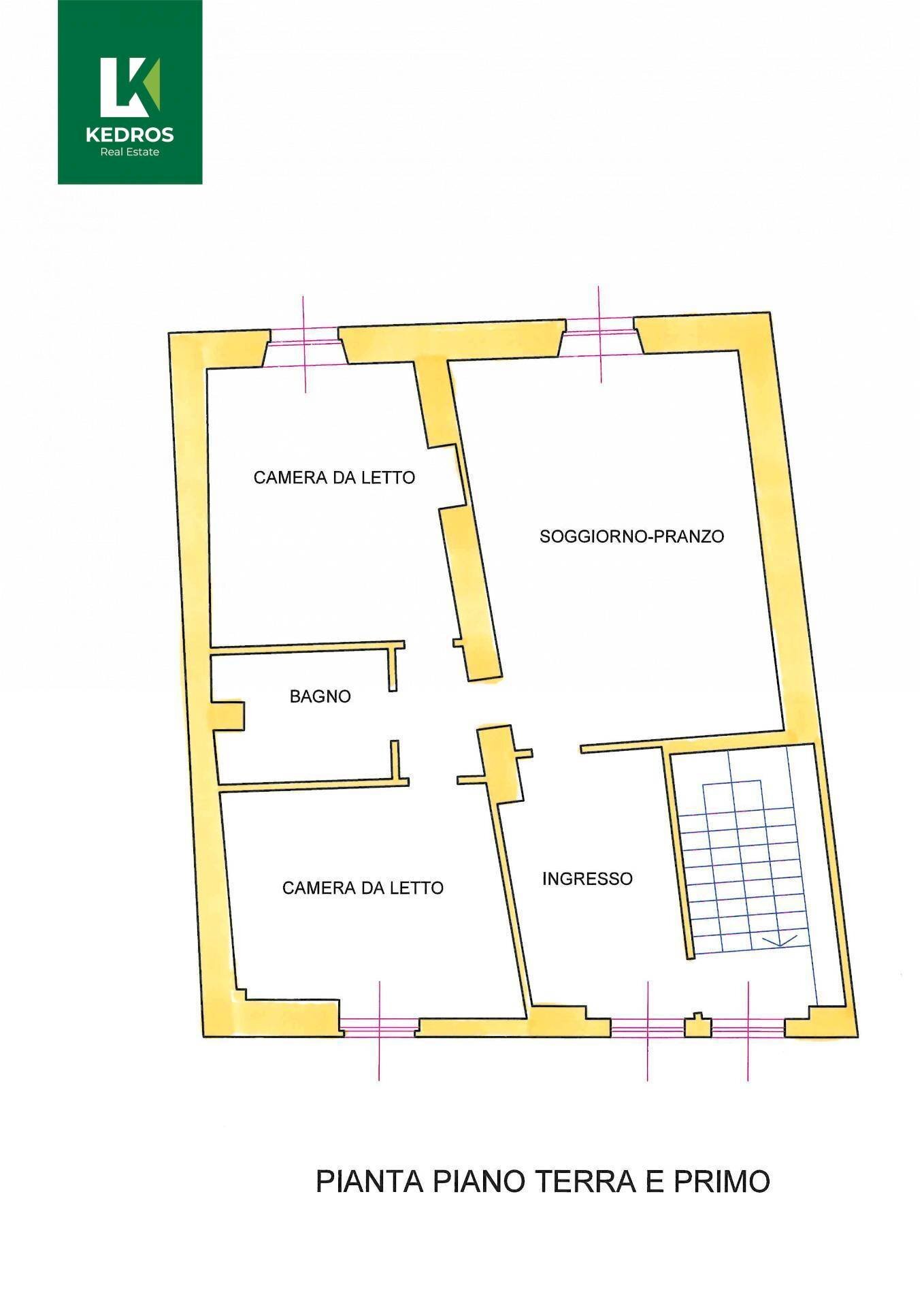Foto 2 - Semi-detached house Via al Lago
 
8, Gavirate - floor plans 1