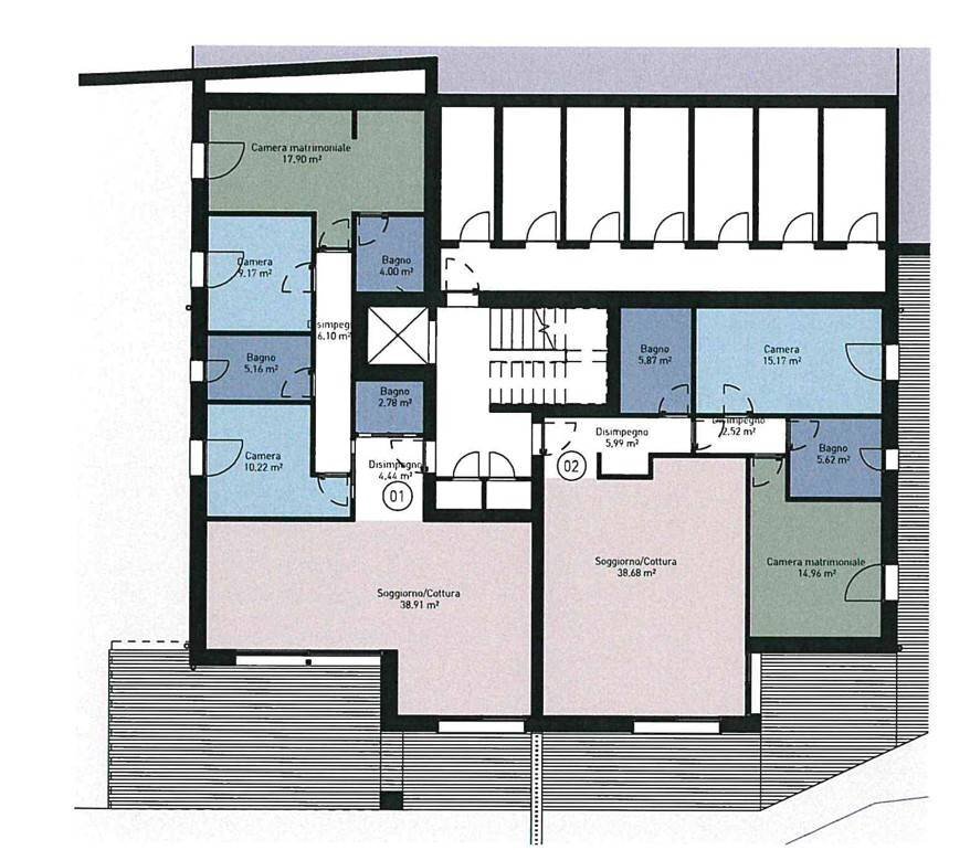 Foto 9 - Appartamento VIA BELVEDERE
 
47, Pescate - planimetria 1