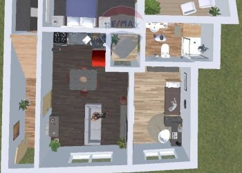 Pianta 3D - Trilocale Via Genova
 
20, Modugno - foto 1