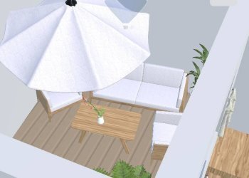 Pianta 3D - Trilocale Via Genova
 
20, Modugno - foto 2