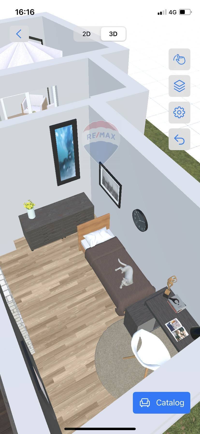 Pianta 3D - Trilocale Via Genova
 
20, Modugno - foto 3