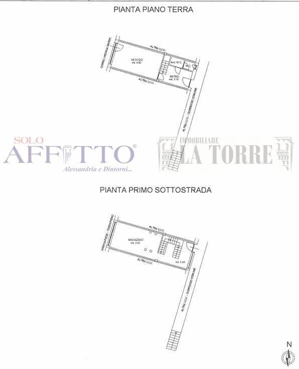 Foto 15 - Commercial Premises Corso Virginia Marini, Alessandria - floor plans 1