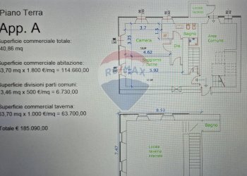 Pianta 2D - Two-room apartment via glisente, Castelletto Sopra Ticino - photo 5