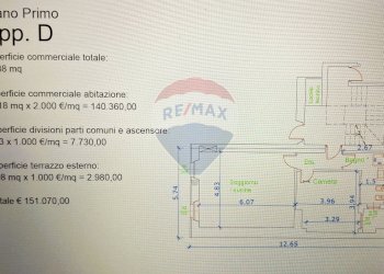 Pianta 2D - Two-room apartment via glisente, Castelletto Sopra Ticino - photo 8