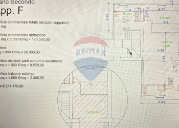 Pianta 2D - Two-room apartment via glisente, Castelletto Sopra Ticino - photo 10