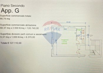 Pianta 2D - Two-room apartment via glisente, Castelletto Sopra Ticino - photo 11