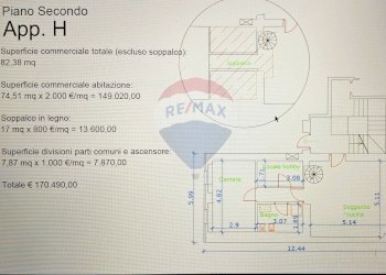 Pianta 2D - Two-room apartment via glisente, Castelletto Sopra Ticino - photo 12