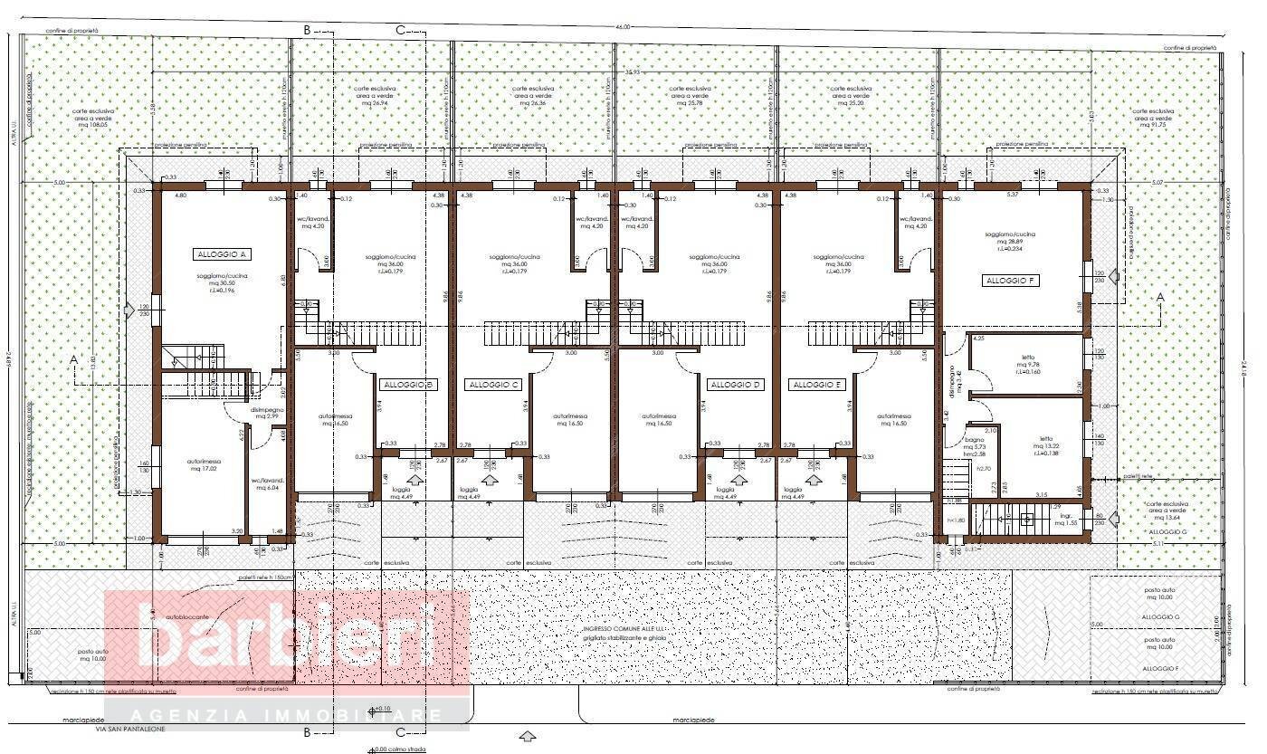 Foto 6 - Villa a Schiera Via San Pantaleone, Ravenna - planimetria 1